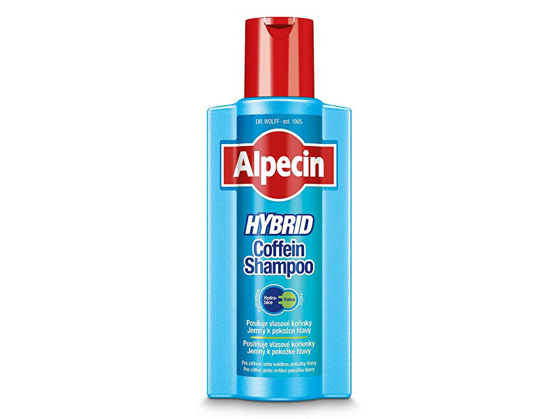 Alpecin Caffeine shampoo for sensitive scalp Hybrid (Coffein Shampoo) 375 ml 375ml Vyrams