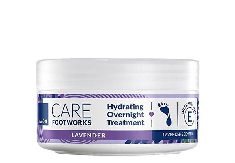 Avon Night foot cream with lavender scent 100 ml 100ml kojų priežiūros priemonė
