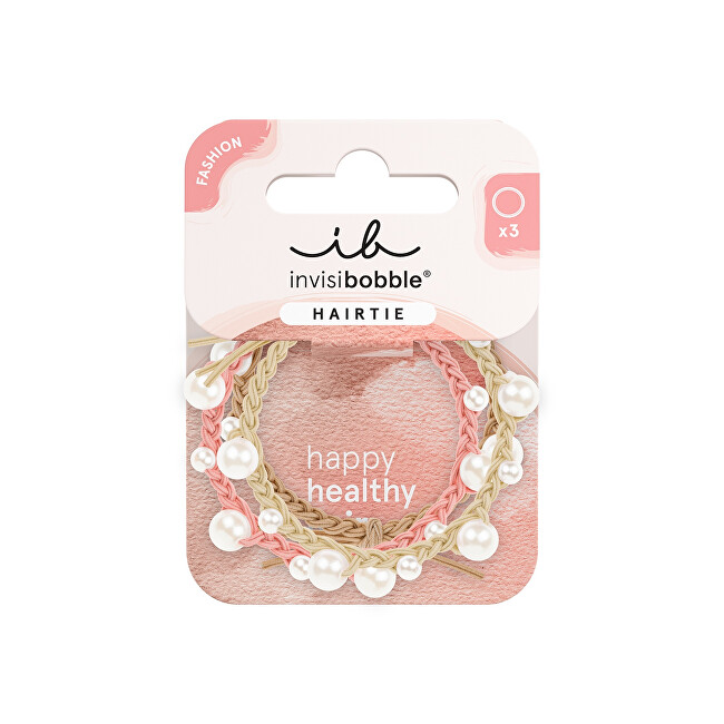 Invisibobble Hair tie Princess Pearl 3 pcs. plaukų aksesuaras