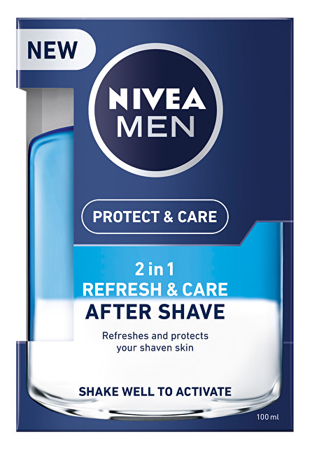 Nivea After-shave care 2in1 Men Refresh & Care 100 ml 100ml balzamas po skutimosi
