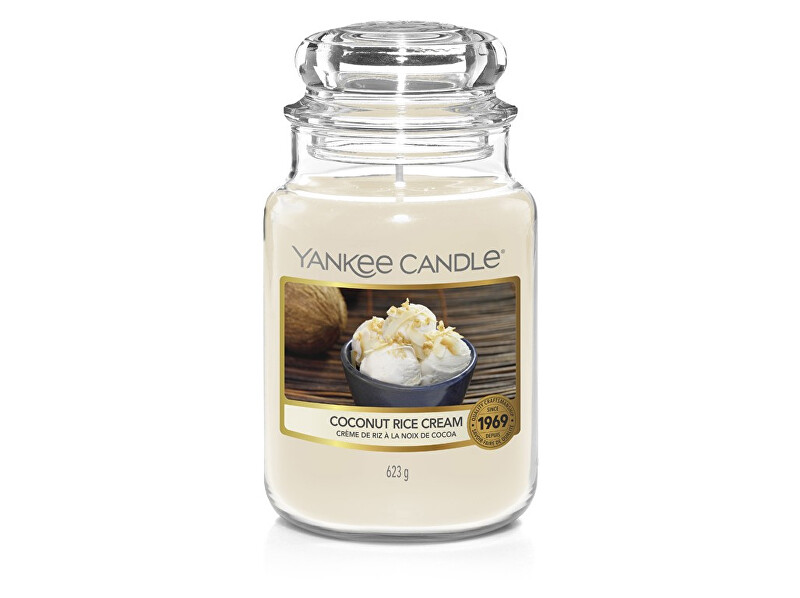Yankee Candle Aromatic candle Classic large Coconut Rice Cream 623 g Kvepalai Unisex