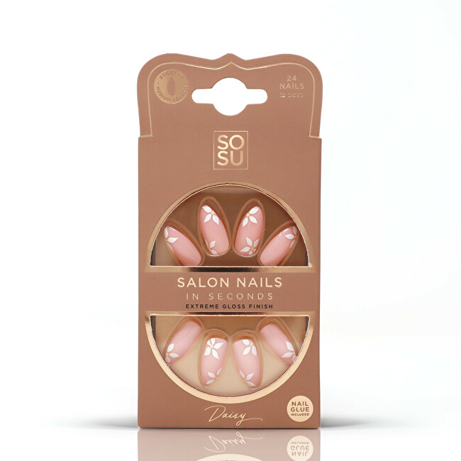 SOSU Cosmetics Artificial nails Daisy (Salon Nails) 24 pcs priemonė nagams
