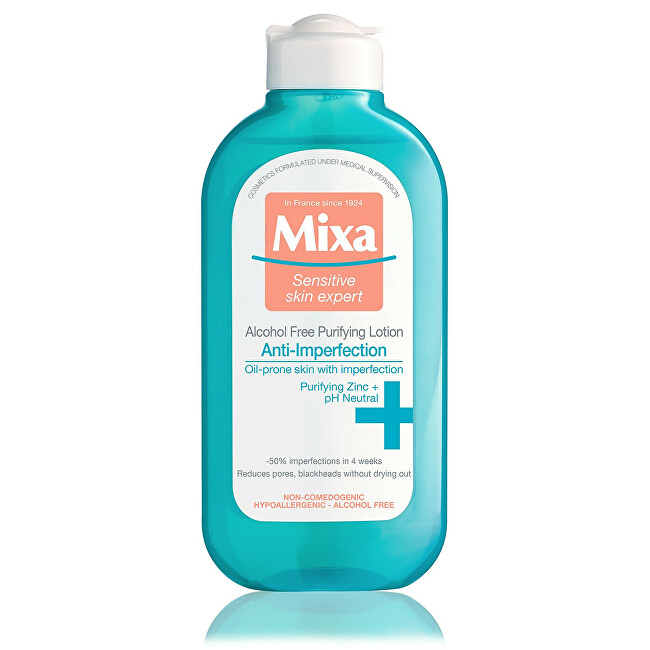 Mixa Cleansing lotion without alcohol Sensitiv e Skin Expert (Alcohol Free Purifying Lotion) 200 ml 200ml makiažo valiklis
