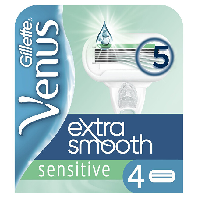 Gillette Replacement head Venus Extra Smooth Sensitiv e 4 pieces skustuvo galvutė