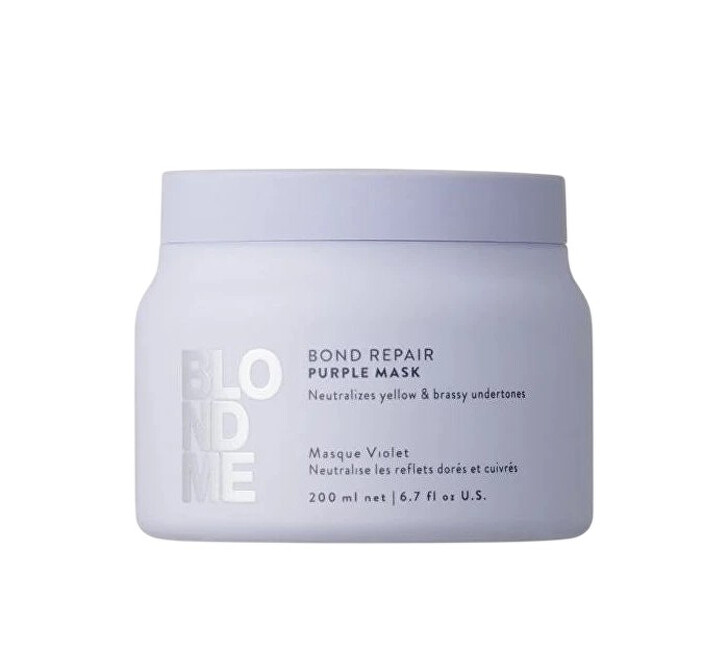 Schwarzkopf Professional Neutralizing hair mask BlondMe Bond Repair Purple Mask 200ml &scaron;ampūnas