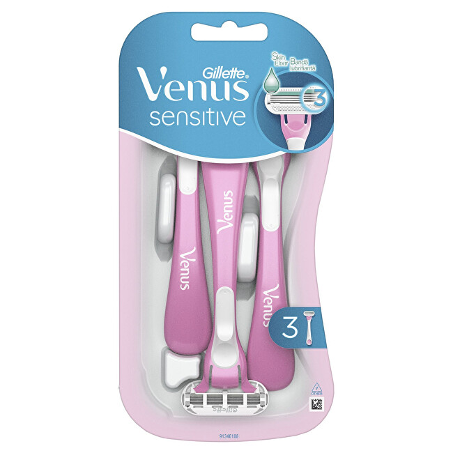 Gillette Disposable razors Venus Sensitiv e 3 pcs skustuvas