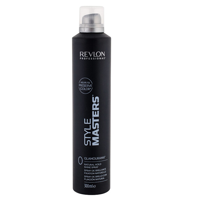 Revlon Professional Spray for natural hair shine and fixation Style Masters (Shine Spray Glamourama) 300 ml 300ml modeliavimo priemonė