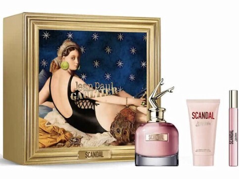 Jean P. Gaultier Scandal - EDP 80 ml + tělov&eacute; ml&eacute;ko 75 ml + EDP 10 ml 80ml Kvepalai Moterims