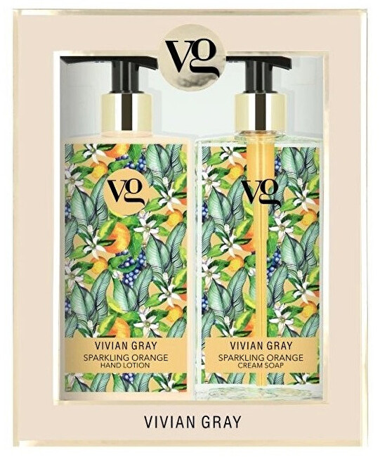 Vivian Gray Cosmetic set Sparkling Orange (Cream Soap & Hand Lotion) Moterims