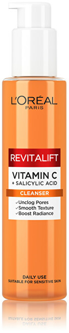L´Oréal Paris Cleansing facial foam with vitamin C Revita l ift ( Clean ser) 150 ml 150ml makiažo valiklis