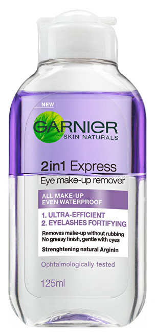 Garnier The two-phase makeup remover eye makeup 125 ml 125ml makiažo valiklis