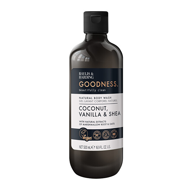 Baylis & Harding Goodness Coconut, Vanilla & Shea Body Wash 500 ml 500ml Moterims