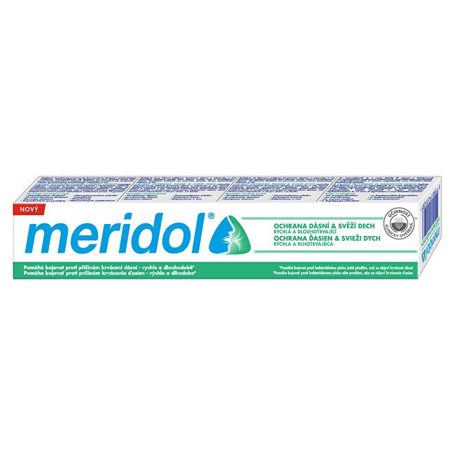Meridol Gum Protection & Fresh Breath 75 ml toothpaste 75ml kraujuojančių dantenų priežiūros priemonė