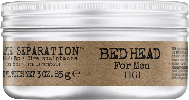 Tigi Bed Head For Man Matte Separation (Wax) 85 g modeliavimo priemonė