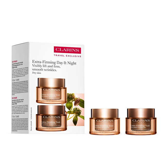 Clarins Extra-Firming Day & Night Skincare Gift Set vietinės priežiūros priemonė