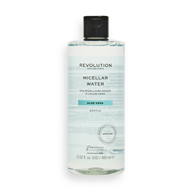 Revolution Skincare Aloe Vera Gentle (Micellar Water) 400 ml 400ml makiažo valiklis