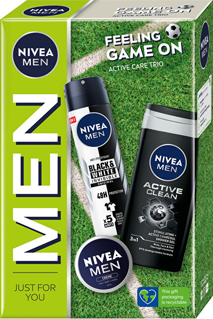 Nivea Feeling Game On body care gift set šampūnas