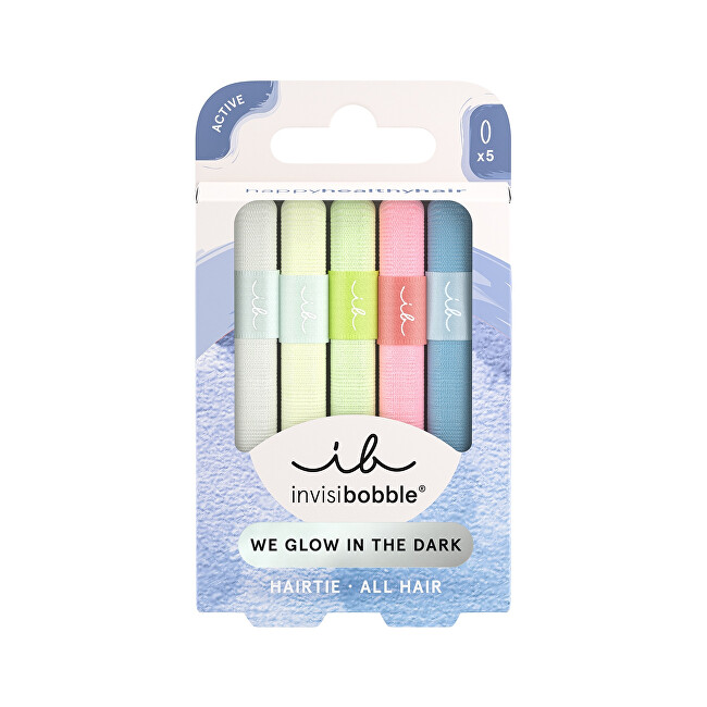 Invisibobble Hair tie Glow in the Dark 5 pcs plaukų aksesuaras