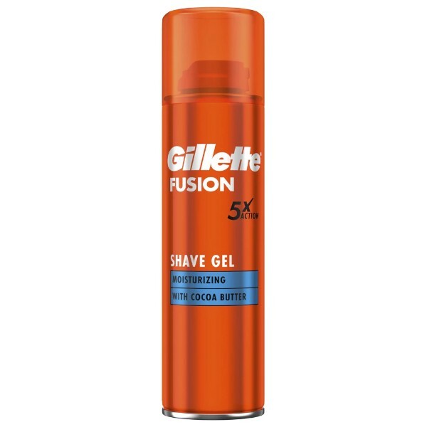 Gillette Moisturizing shaving gel for sensitive skin Gillette Fusion 5 Ultra Moisturizing (Shave Gel) 200 ml 200ml priemonė skutimuisi