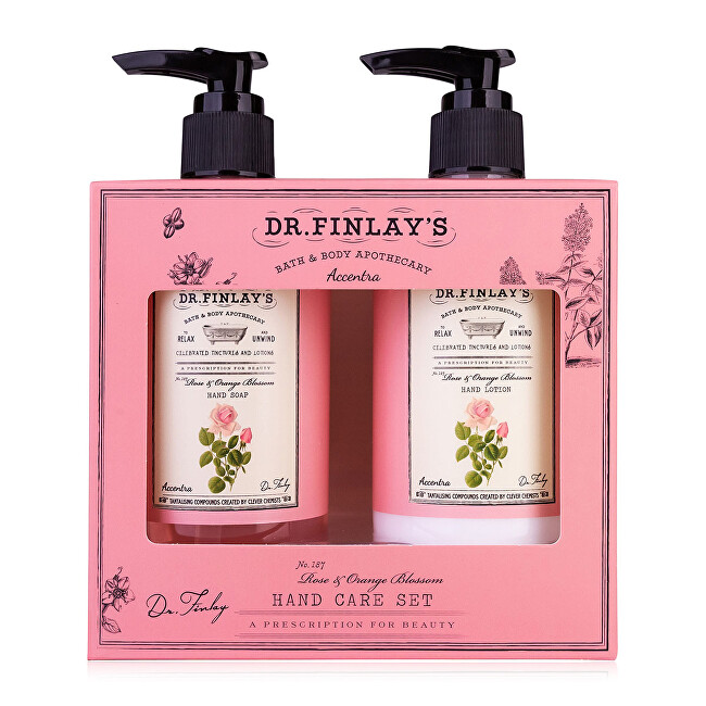 Accentra Dr. Finlay`s Rose & Orange Blossom Hand Care Pump Gift Set Moterims