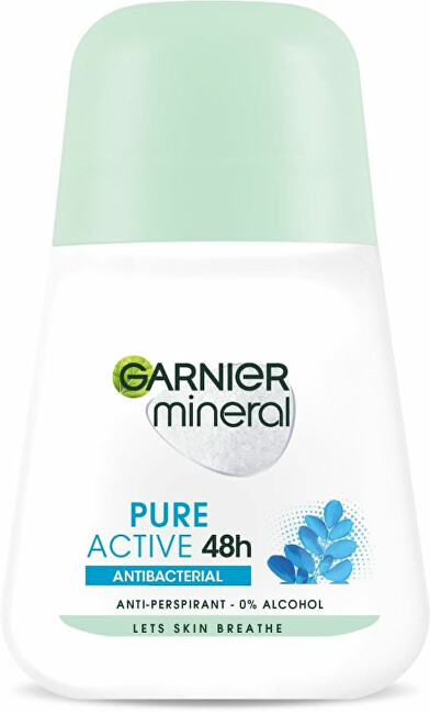 Garnier Mineral Antiperspirant Roll-On 48H Pure Active 50 ml 50ml Kvepalai Moterims