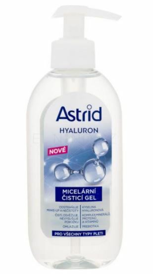 Astrid Cleansing micellar gel Hyaluron 200 ml 200ml makiažo valiklis