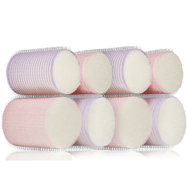 BrushArt Set of 8 foam-filled curlers plaukų aksesuaras BrushArt Set of 8 foam-filled curlers plaukų aksesuaras