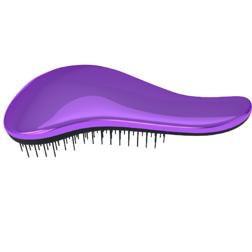 Dtangler Hair brush with Purple handle plaukų šepetys