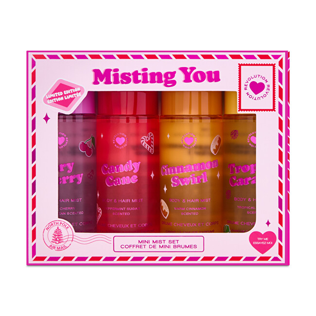 I Heart Revolution Misting You Mini Body Mist Set Moterims