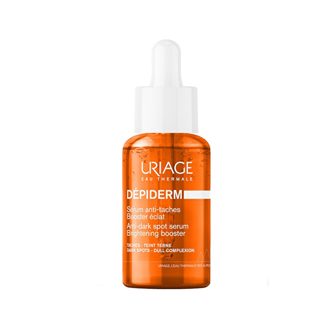 Uriage Brightening serum against pigment spots Depiderm (Anti-Dark Spot Brightening Booster) 30 ml 30ml vietinės priežiūros priemonė