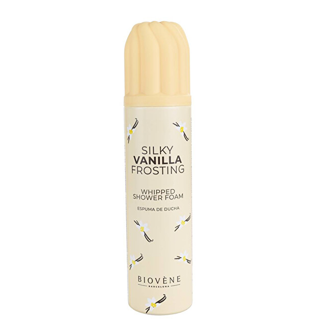 Biovene Silky Vanilla Frosting Whipped Shower Foam 250 ml 250ml Moterims