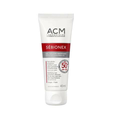 ACM Mattifying Sunscreen Gel SPF 50 + Sébionex (Mattifying Sunscreen Gel) 40 ml 40ml Moterims