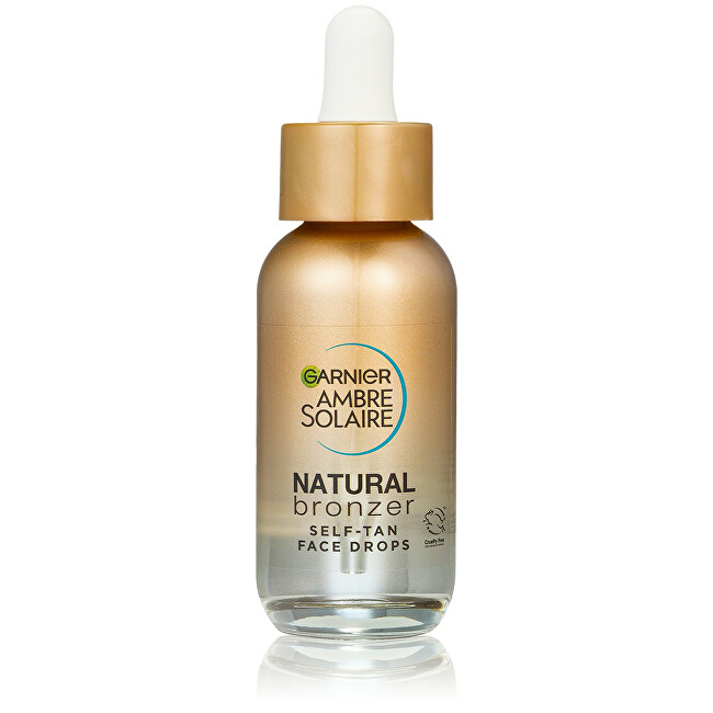 Garnier Self-tanning drops for the face Natura l Bronze (Self-Tan Face Drops) 30 ml 30ml savaiminio įdegio kremas