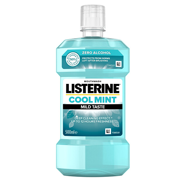 Listerine Alcohol Free Mouthwash Zero - Coolmint Mild Taste 250ml Dantų emalį stiprinanti priemonė