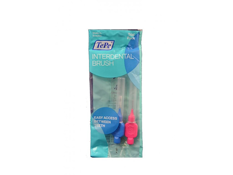 TePe Interdental brushes Normal 0,4 mm + 0,6 mm 2 pcs tarpdančių siūlas