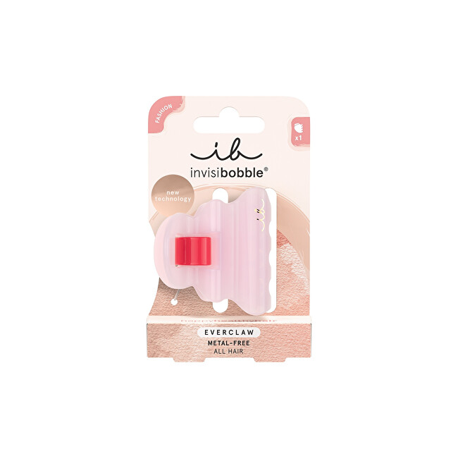 Invisibobble Everclaw Rosy Plateau Hair Clip M plaukų aksesuaras