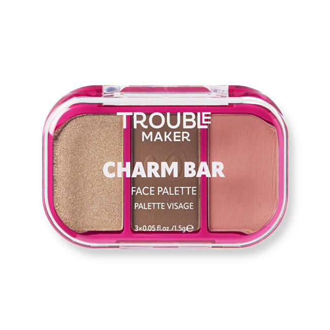 Trouble Maker Charm Bar Face Palette 4.5 g Good Luck skaistalai