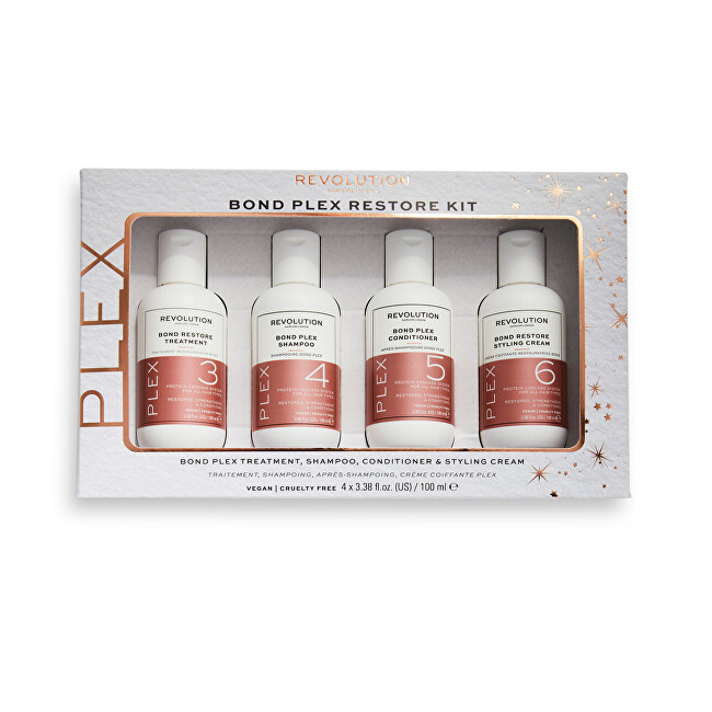 Revolution Haircare Gift set for dry and damaged hair Bond Plex Restore Kit šampūnas