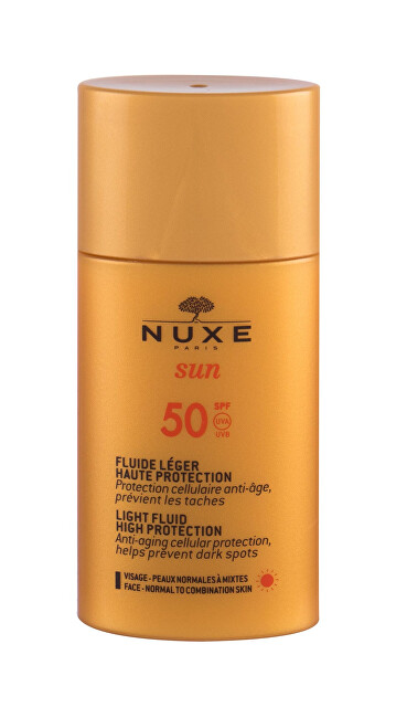 Nuxe Fluid-textured face cream SPF 50 Sun ( Light Fluid High Protection) 50 ml 50ml Moterims