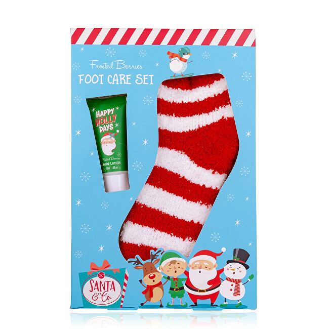 Accentra Santa & Co. Foot Care Set with Socks kojų priežiūros priemonė