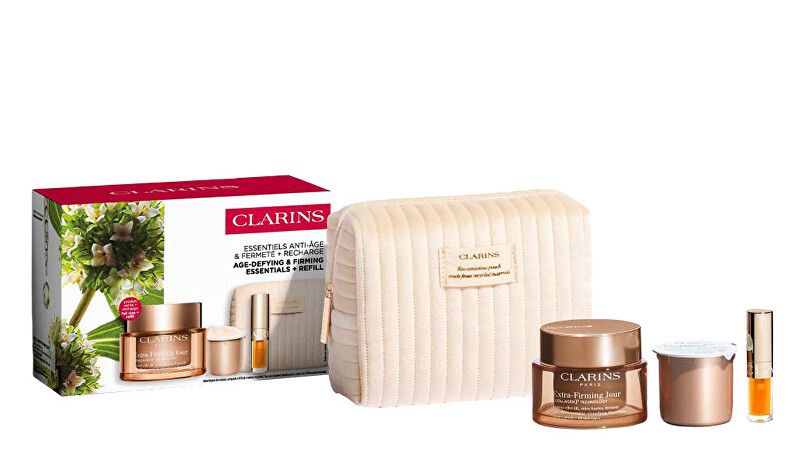 Clarins Age-Defying & Firming Essentials Gift Set + Refill vietinės priežiūros priemonė