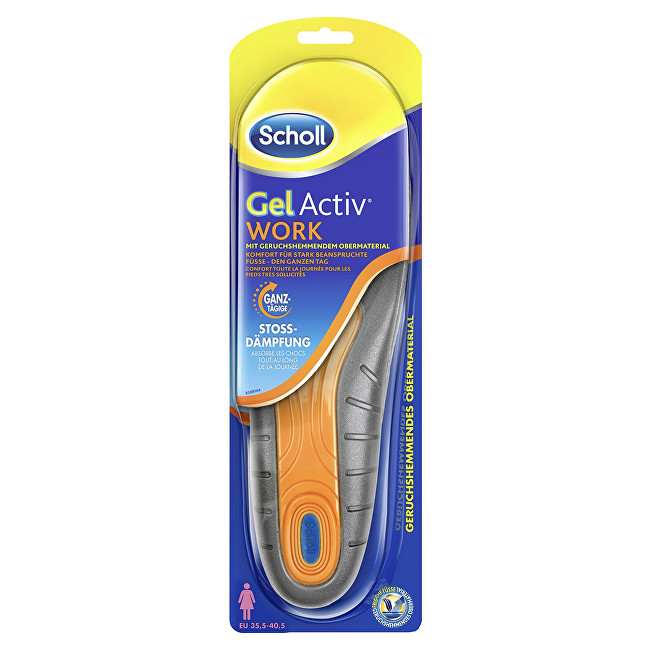 Scholl Gel insoles for Gel Activ Work women&acute;s shoes 1 pair kojų priežiūros priemonė