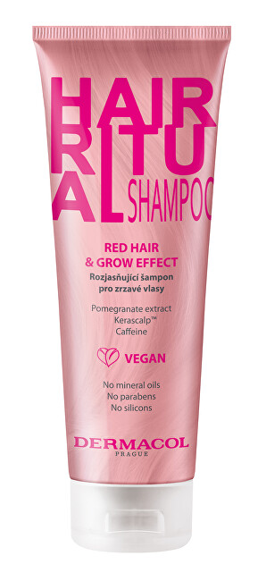 Dermacol Brightening shampoo for red hair Hair Ritual (Shampoo) 250 ml 250ml šampūnas