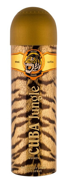 Cuba Jungle Tiger - deodorant ve spreji 200ml dezodorantas