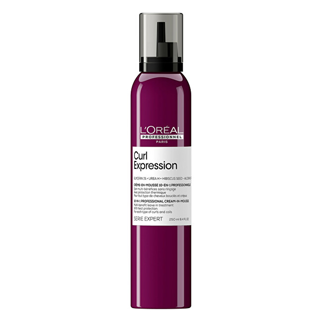 L´Oréal Professionnel Curl Expression 10-in-1 Multifunctional Cream Mousse for Curly and Wavy Hair ( Professional Cream-in 250ml nenuplaunama plaukų priežiūros priemonė