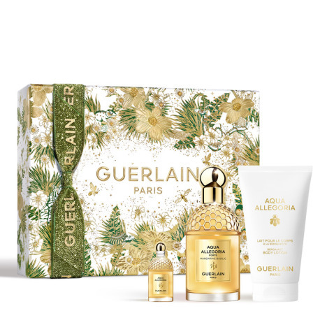 Guerlain Aqua Allegoria Forte Mandarine Basilic - EDP 75 ml + tělov&eacute; ml&eacute;ko 75 ml 75ml Aqua Allegoria Forte Mandarine Basilic - EDP 75 ml + tělov&eacute; ml&eacute;ko 75 ml Kvepalai Moterims Rinkinys