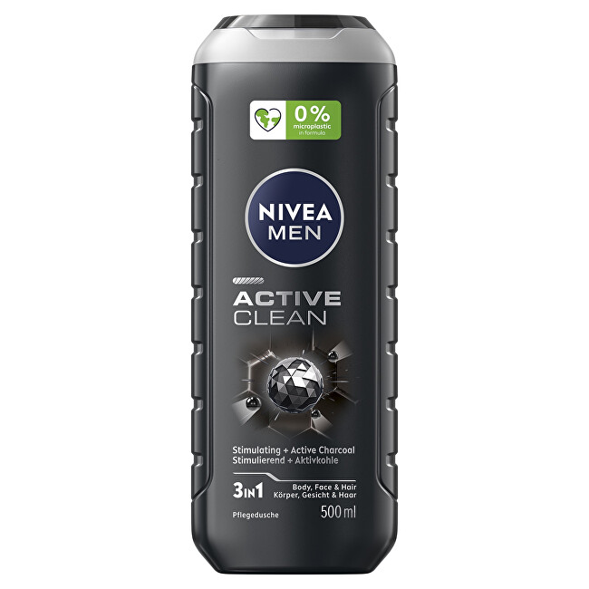 Nivea Active Clean shower gel for men 887ml Vyrams