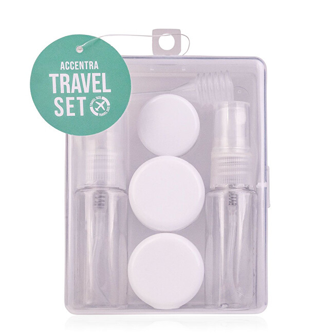 Accentra Travel set in PVC box 7 pcs. aksesuaras