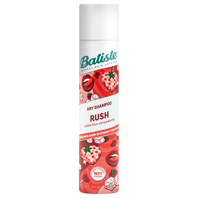 Batiste Rush Dry Shampoo 200 ml 200ml sausas &scaron;ampūnas
