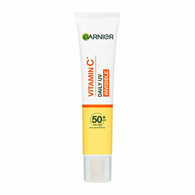 Garnier Brightening Protective Facial Fluid SPF 50+ Vitamin C (Daily UV Invisible) 40 ml 40ml veido apsauga